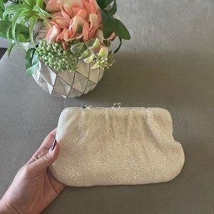 Magid Japanese hand beaded clutch